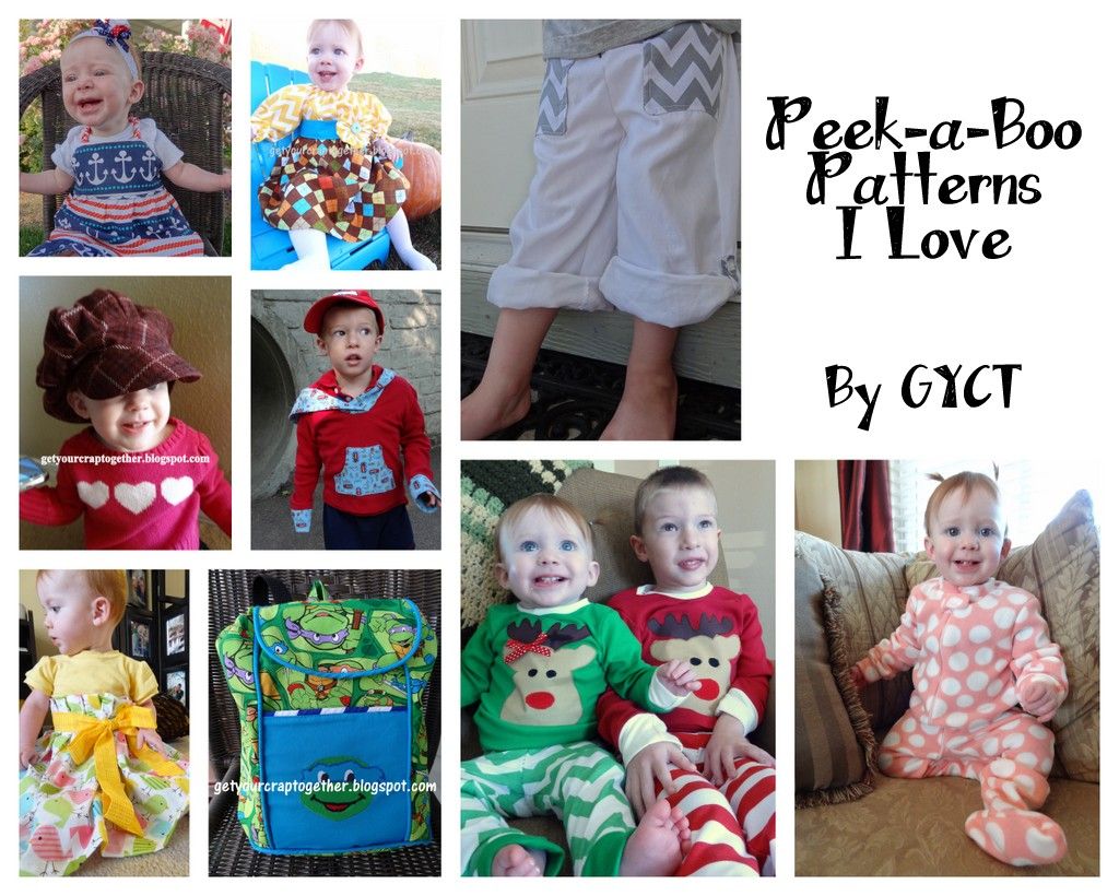Peekaboo Patterns sewn by GYCT Peekaboo Patterns sewn by GYCT