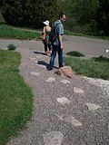 stone walk, Botanic Gardenã��of Hryshko in Kiev