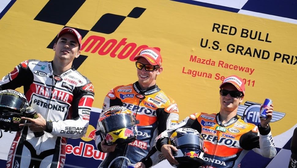 Podium Laguna Seca 2011