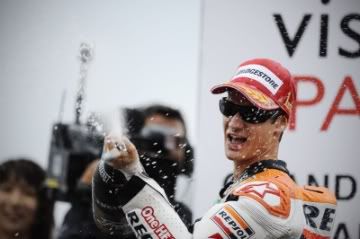 Podium MotoGP Motegi 2011