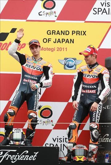 Podium MotoGP Motegi 2011