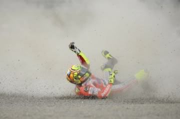 Valentino Rossi Crash MotoGP Motegi 2011