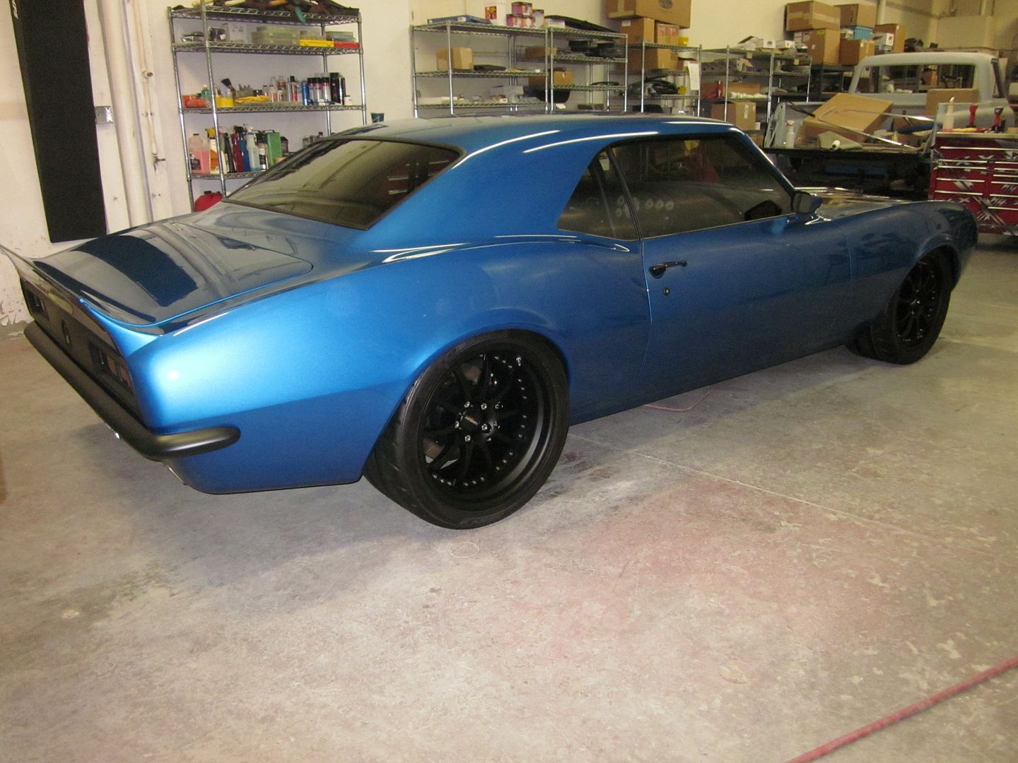 1968 Pro-touring Camaro with LS7 engine swap