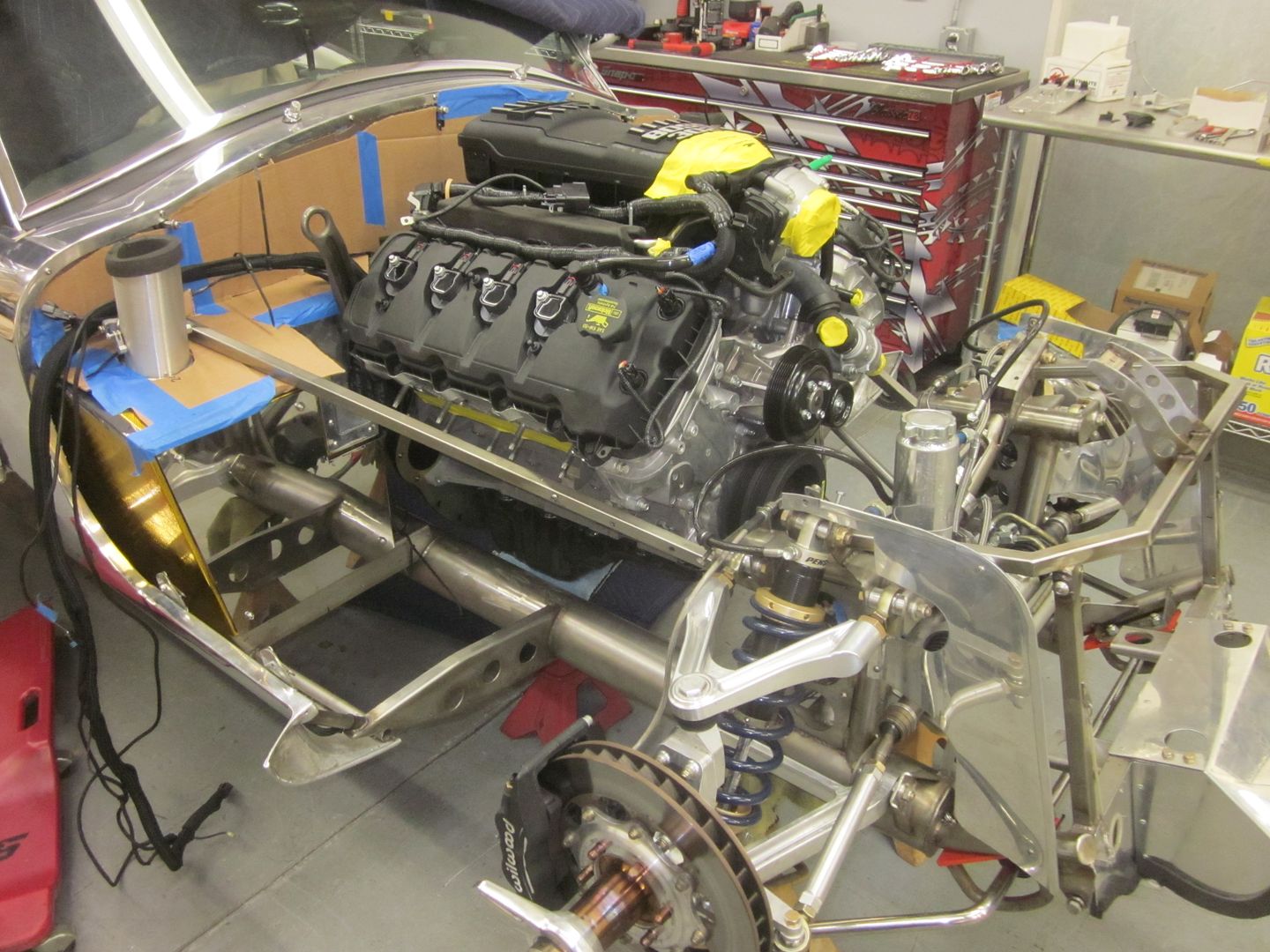 2013 Boss 302 Coyote engine in Cobra