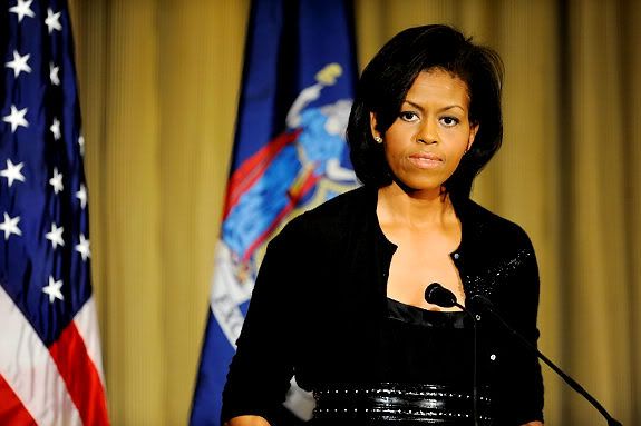 Michelle Obama style dominatrix belt