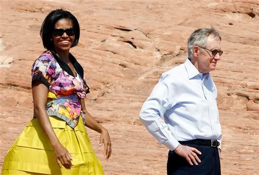 FLOTUS yellow tent Michelle Obama fashion
