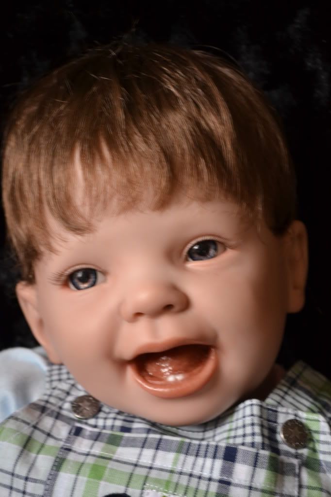 Handsome Smiling Reborn Baby Boy Ladybug by Donna RuBert 9 Month Old Toddler