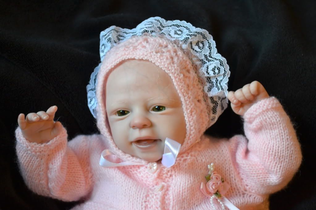 Happy Reborn Baby Girl "Loveable" by Marita Winters Realistic Smiling Baby